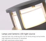 Modern Waterproof LED Round Post Cap Light