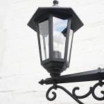 Victorian 2.2m Black Outdoor Lamp Post Light