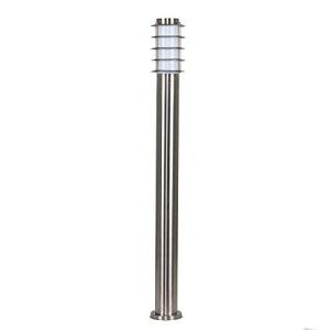 MiniSun Modern Stainless Steel 1m Bollard Light