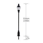 10-Pack LED Lamp Posts for Model Railroads