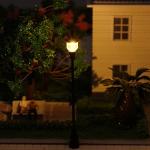 10-Pack LED Lamp Posts for Model Railroads