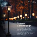 Bowie Outdoor Bollard Light - Matt Black Design