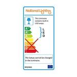 Modern Dark Grey LED Outdoor Garden Post Light