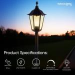 Bowie Outdoor Bollard Light - Matt Black Design