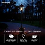 Bowie Outdoor Bollard Light - Matt Black Design