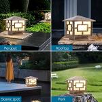 Boilyn Outdoor Waterproof Pillar Lamp in Bronze