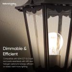 Bowie Outdoor Bollard Light - Matt Black Design