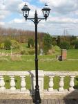 Victorian Double-Headed Garden Lamp Post 2.2m