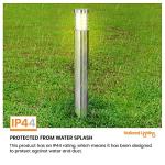 Outdoor LED Triangular Bollard Light, Stainless Steel