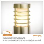 Outdoor LED Triangular Bollard Light, Stainless Steel