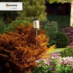 Outsunny Solar LED Lamp Post for Outdoors