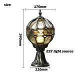 Rustic Outdoor Street Lamp for Garden and Driveway