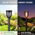 Solar Post Lights for Outdoor Garden Decor