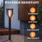 Solar Post Lights for Outdoor Garden Decor