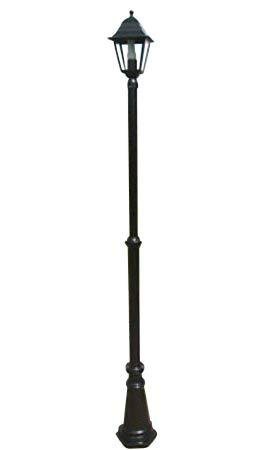 Victorian Style Single Head Garden Lamp Post 2.2m