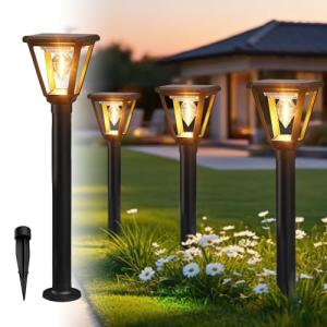 Solar Lamp Post Light for Outdoor Spaces
