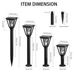 Solar Lamp Post Light for Outdoor Spaces