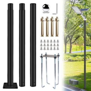10 Ft Adjustable Heavy Duty Outdoor Lamp Post