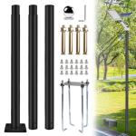 10 Ft Adjustable Heavy Duty Outdoor Lamp Post