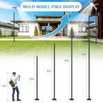 10 Ft Adjustable Heavy Duty Outdoor Lamp Post
