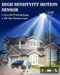 Gefolly SL-3000W Solar Street Light with Motion Sensor