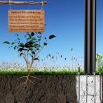 10 Ft Adjustable Metal Street Lamp Post