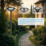 10' Galvanized Steel Outdoor Street Light Pole