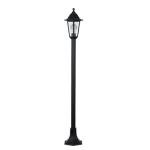 Victorian Style 1.2m Black Outdoor Lamp Post