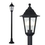 Victorian Style 1.2m Black Outdoor Lamp Post