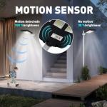 Lenlun Solar Motion Sensor Lights for Outdoors