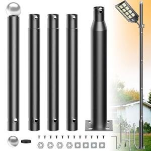 16Ft Tall Solar Street Light Lamp Post