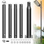 16Ft Tall Solar Street Light Lamp Post