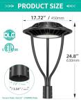 60W LED Post Top Area Light Fixture