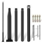 13ft Solar Street Light Pole with Steel Anchors