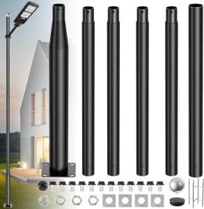 20ft Tall Outdoor Street Light Pole