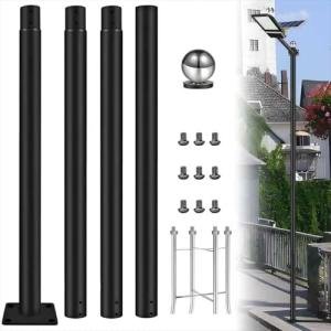 13FT Solar Street Light Pole - Heavy Duty Steel