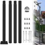 13FT Solar Street Light Pole - Heavy Duty Steel
