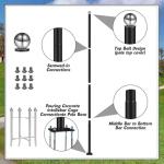 13FT Solar Street Light Pole - Heavy Duty Steel