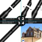 16.5Ft Solar Street Light Pole for Outdoor Use