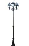 Victorian Triple Head Garden Lamp Post 2.2m