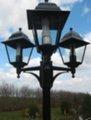 Victorian Triple Head Garden Lamp Post 2.2m