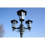 3-Arm Garden Lamp Post – 215 cm Tall
