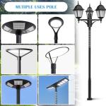 10 Ft Adjustable Metal Street Lamp Post