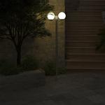 vidaXL Outdoor Garden Lamp Post with 2 Lights