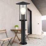 Black Outdoor 50cm Garden Post Light