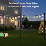 TimberAura 10 ft String Light Poles - 4 Pack