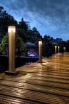 Modern Stainless Steel LED Bollard Garden Lamp