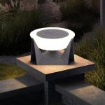 Solar Post Lights - 11" Modern Outdoor Lantern