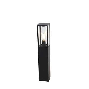 Black 80 cm Industrial Outdoor Bollard Lamp