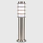 Modern Stainless Steel Light Post Set of 2